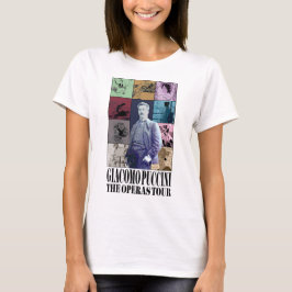 Giacomo Puccini De Opera Tour concertmerch T-shirt