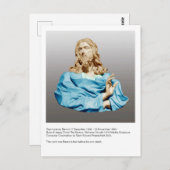 Gian Lorenzo Bernini Buste van Christus 1679 Briefkaart (Voorkant / Achterkant)