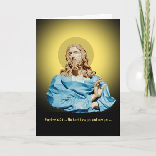 Gian Lorenzo Bernini Buste van Christus 1679 Kaart (Voorkant)