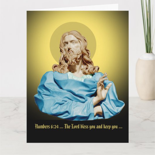 Gian Lorenzo Bernini Buste van Christus 1679 Kaart (Voorkant)