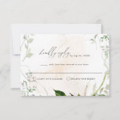 GIANNA Bohemian Etherial Greenery RSVP Briefkaart (Voorkant)