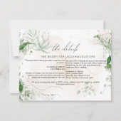 GIANNA Boho Etherial Greenery Wedding Details Kaar Kaart (Voorkant)