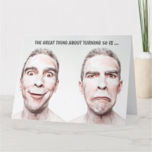 Giant 50th Birthday Kaart voor Man (G-versie)