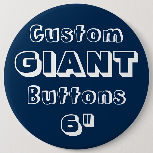 Giant 6-inch Button Pin Badge NAVY (Voorkant)