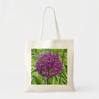 Giant Allium Flower Canvas tas
