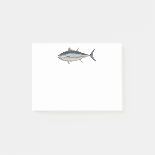 Giant Atlantic Bluefin Tuna Realistic Hat Post-it® Notes (Voorkant)