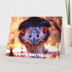 Giant Australian Birthday Kaart EMU