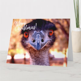 Giant Australian Christmas Kaart EMU