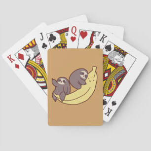 Giant Banana Sloths Speelkaarten