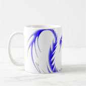 Giant blue Dragon Koffiemok (Links)