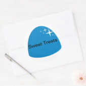 Giant Blue Gumdrop Snoep Party for Sticker (Envelop)