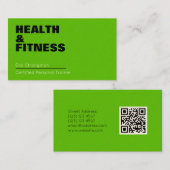 Giant bold text fit edition visitekaartje (Voorkant / Achterkant)