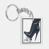 Giant Boot Art - slave stomp Sleutelhanger (Voorkant Links)