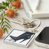 Giant Boot Art - slave stomp Sleutelhanger (Voorkant Rechts)