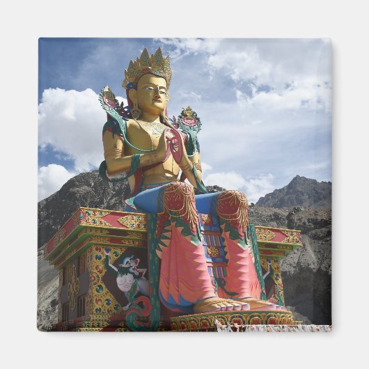 Giant Buddha Statue Magnet Magneet (Voorkant)