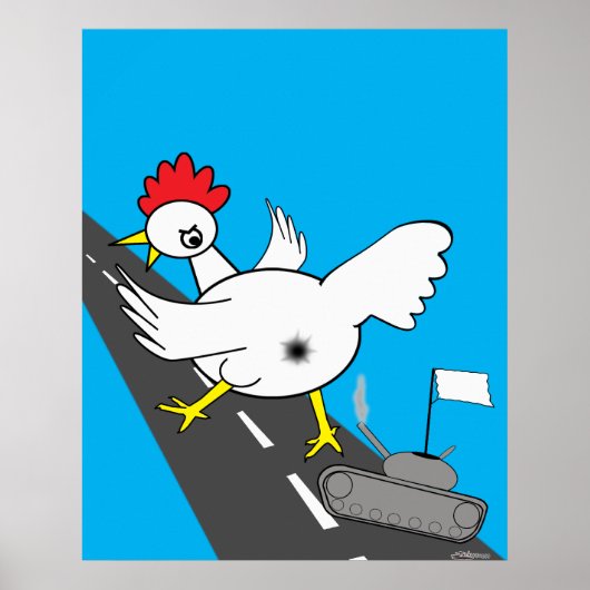 Giant Chicken. Poster (Voorkant)