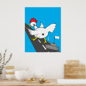 Giant Chicken. Poster (Keuken)
