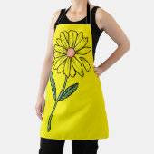 Giant Daisy op geel Schort (Insitu)