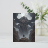 Giant Demon Creature Dark Fantasy Horror Briefkaart (Staand voorkant)