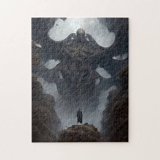Giant Demon Creature Dark Fantasy Horror Legpuzzel (Verticaal)
