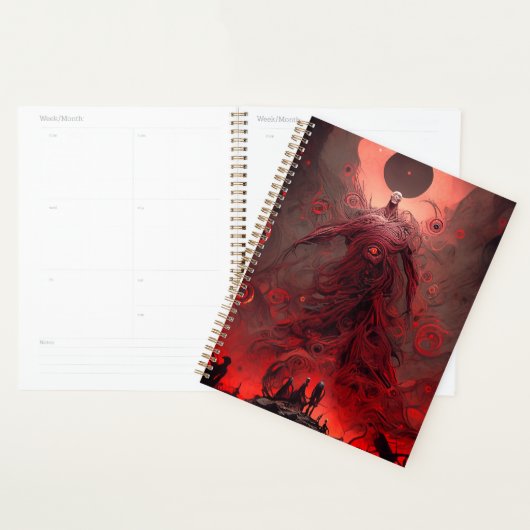 Giant Demon Creature Dark Fantasy Horror Planner (Display)