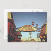 Giant Dipper Sign Briefkaart (Voorkant / Achterkant)