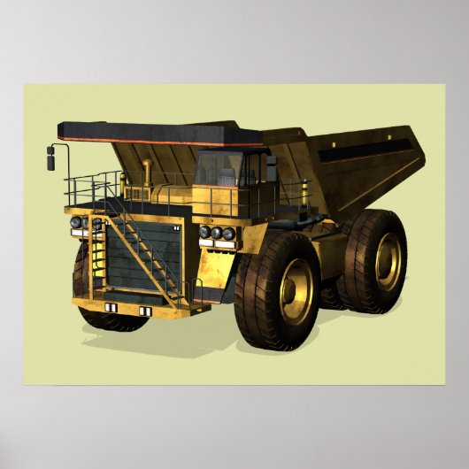 Giant Dump Truck Poster (Voorkant)