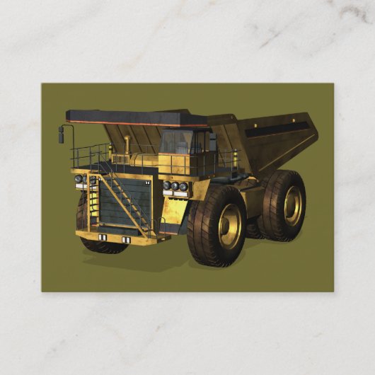 Giant Dump Truck Visitekaartje (Voorkant)