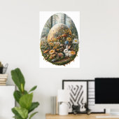 Giant Easter Egg Fantasy Wall Art Poster (Thuiskantoor)