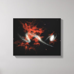 Giant galactic blobbes canvas afdruk
