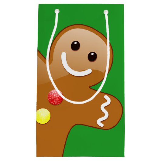 Giant Gingerbread Man Klein Cadeauzakje (Voorkant)