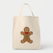 Giant Gingerbrood Man Cookie Canvas tas (Voorkant)