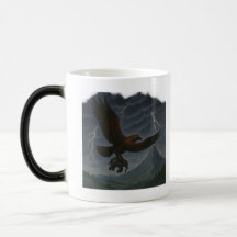 Giant Golden Eagle met olifant Fantasy Art