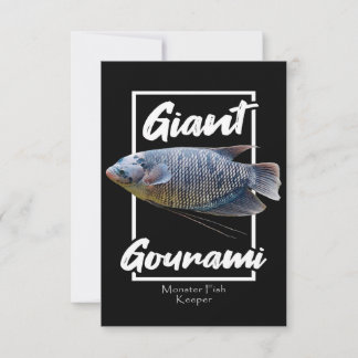 Giant Gourami Monster Fish |Lover Aquarium RSVP Kaartje