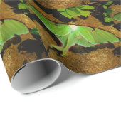 Giant Green Luna moth Cadeaupapier (Rol Hoek)