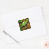 Giant Green Luna moth Vierkante Sticker (Envelop)