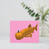 Giant Halloween Trout Briefkaart (Staand voorkant)