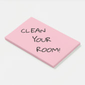Giant Herinder "Reinig je kamer!" Post-it® Notes (Schuin)