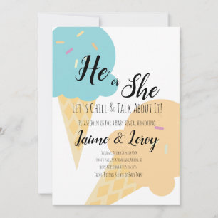 Giant Ice Cream Cones Gender onthult hem of zij Kaart