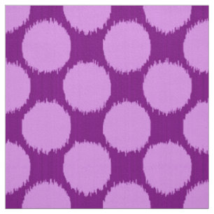 Giant Ikat Stippen, orchidee en amethyst paars Stof