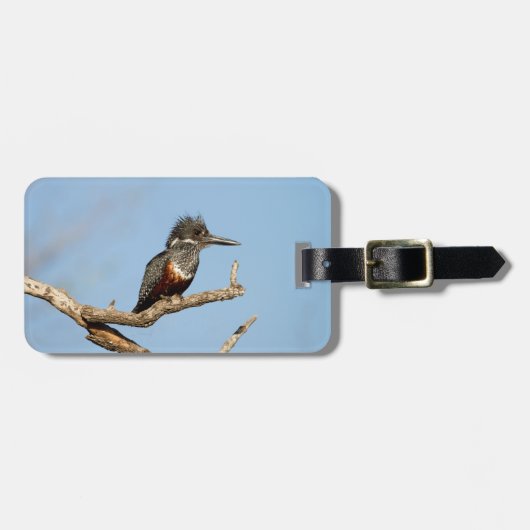 Giant Kingfisher Bagagelabel (Voorkant horizontaal)
