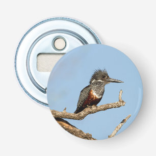 Giant Kingfisher Button Flesopener