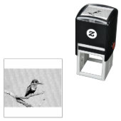 Giant Kingfisher Zelfinktende Stempel (In situ)