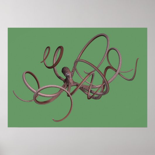 Giant Kraken Poster (Voorkant)