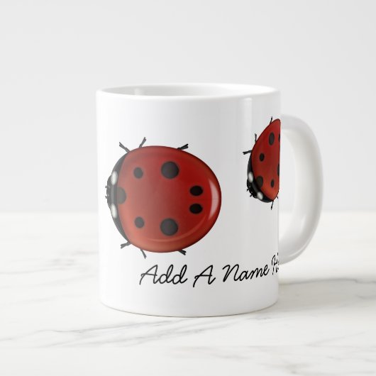Giant Ladybug Grote Koffiekop (Voorkant rechts)