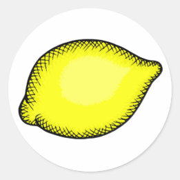 Giant Lemon Ronde Sticker