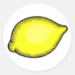 Giant Lemon Ronde Sticker