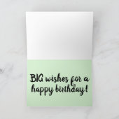 GIANT LION & LITTLE LADY BIRTHDAY FANTASY KAART (Binnen)