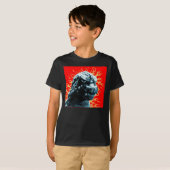 "Giant Lizard on Fire T-shirt (Voorkant volledig)