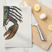 Giant Lobster - illustratie Theedoek (Quarter Fold)